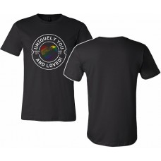 KC Pride 2024 FRONT ONLY Bella Canvas Short-sleeved T (Black)