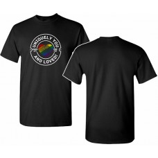 KC Pride 2024 FRONT ONLY Short-sleeved T (Black)